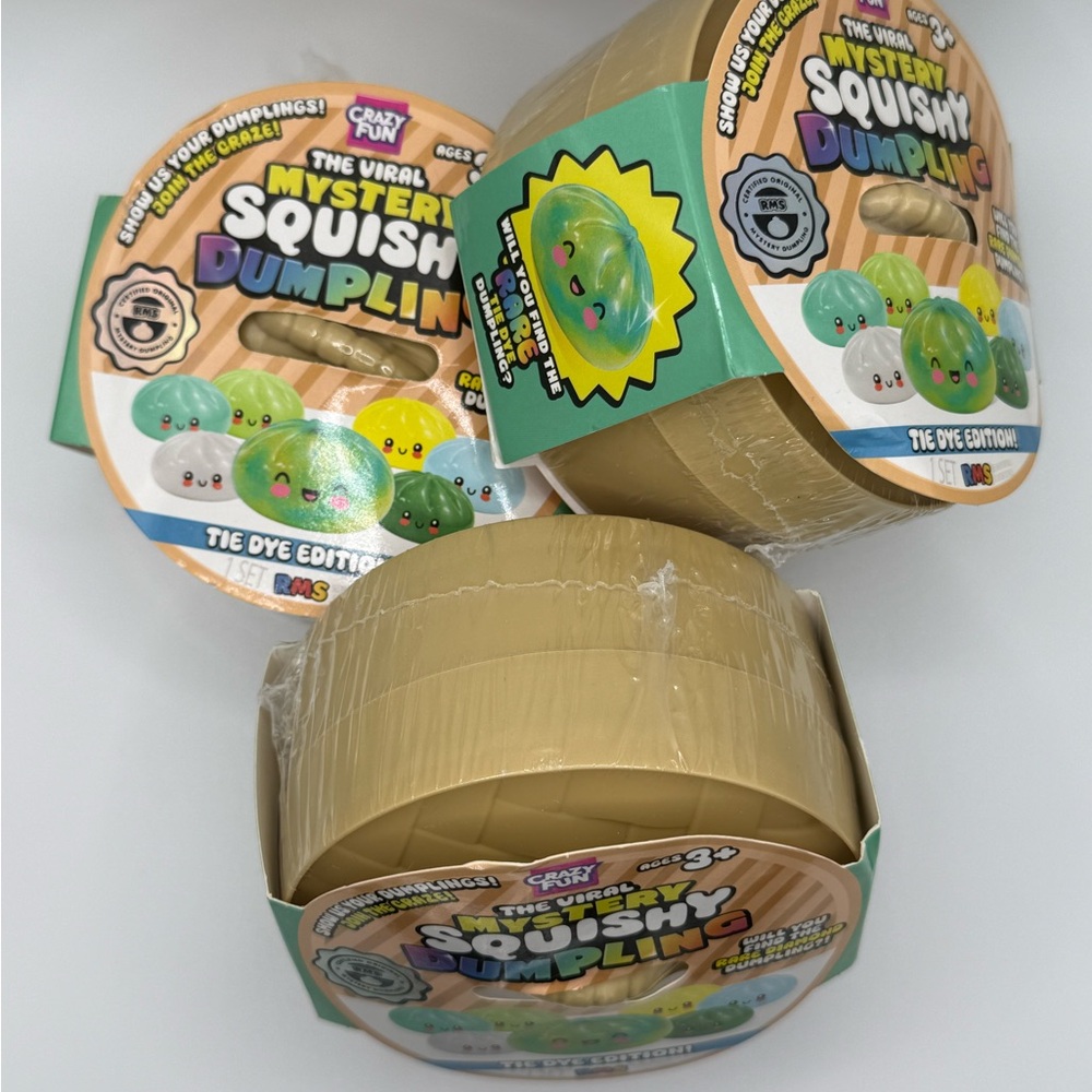 (1) The Viral Mystery Squishy Dumpling - Tie Dye Edition - Picture 3 of 3